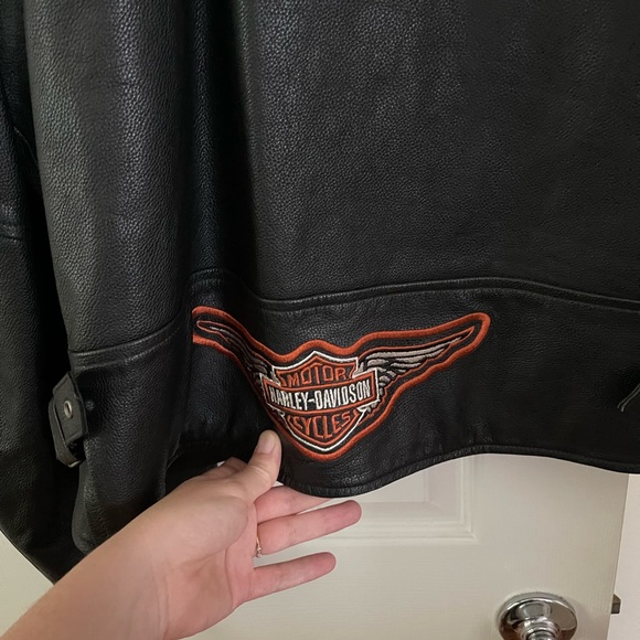 Mens Harley Davidson Leather Jacket 3XL - Picture 5 of 9